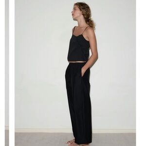 Deiji Studios Ease Trouser in Black